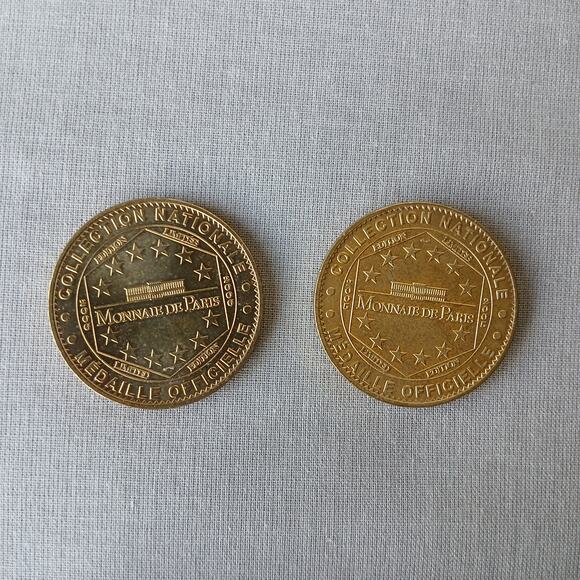 2 Monnaie de Paris Dome des Invalides French tourist tokens exonumia collection - Picture 2 of 3